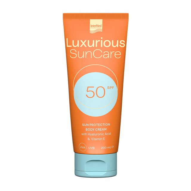 Luxurious Sun Care Sun Protection Body Cream SPF50 Αντηλιακή Κρέμα Σώματος, 200 ml