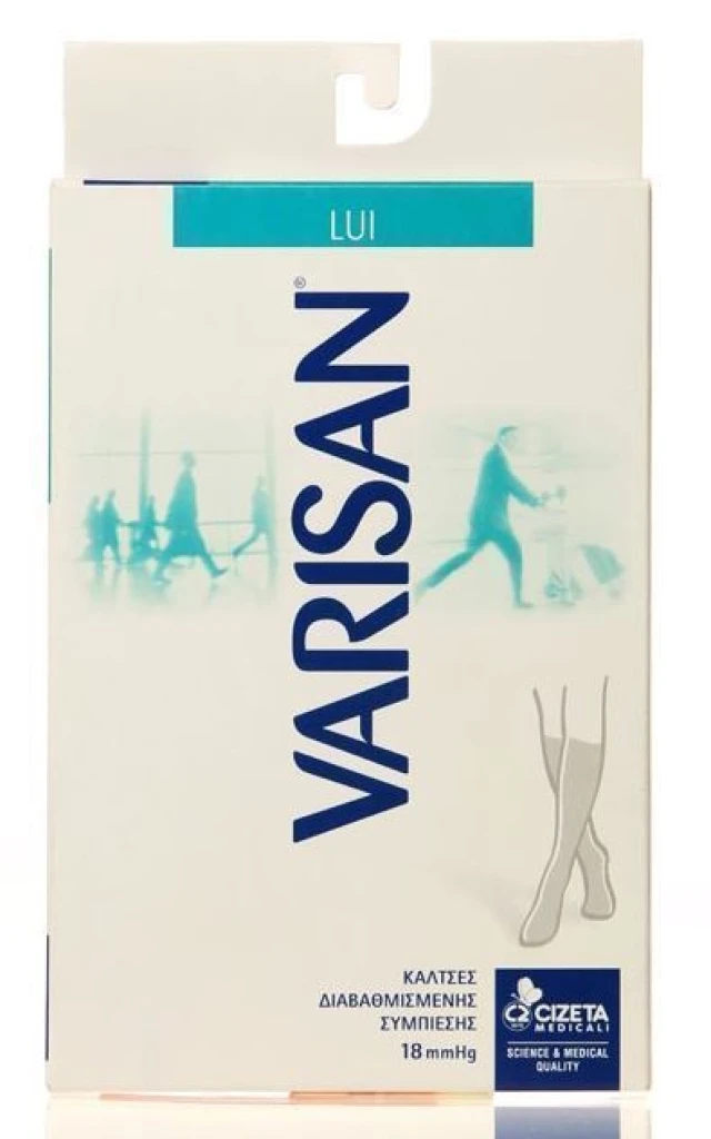 Varsan Lui 703 Marrone No 2 Κάλτσες Διαβαθμισμένης Συμπίεσης 18 mmHg  (40-41) | Heals