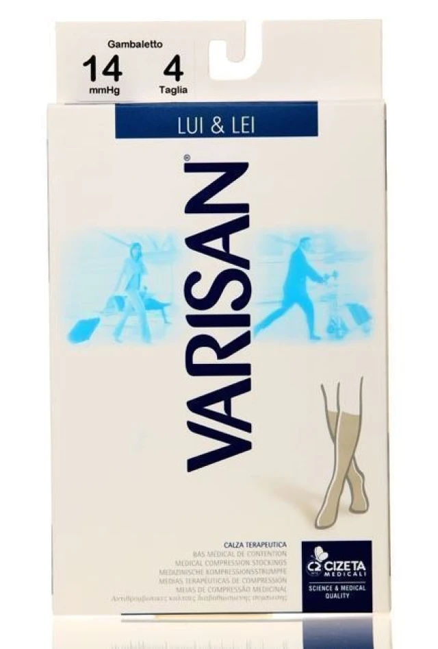 Varisan Lui & Lei Chiaro Κάλτσες Διαβαθμισμένης Συμπίεσης Κάτω Γόνατος 14  mmHg 129 No 1 (37-39) | Heals