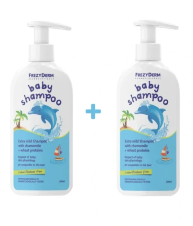 Frezyderm Promo Baby Shampoo Απαλό Βρεφικό Σαμπουάν, 300ml (1+1 Δώρο) |  Heals