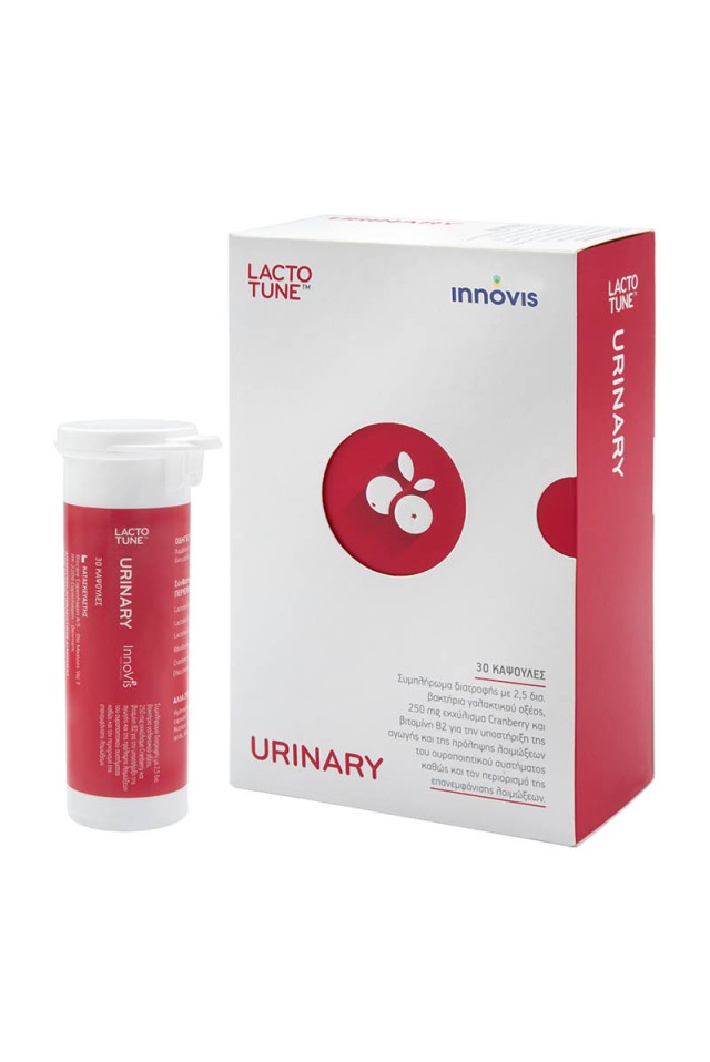 Lactotune Urinary Συμπλήρωμα Διατροφής για το Ουροποιητικό, 30 Κάψουλες