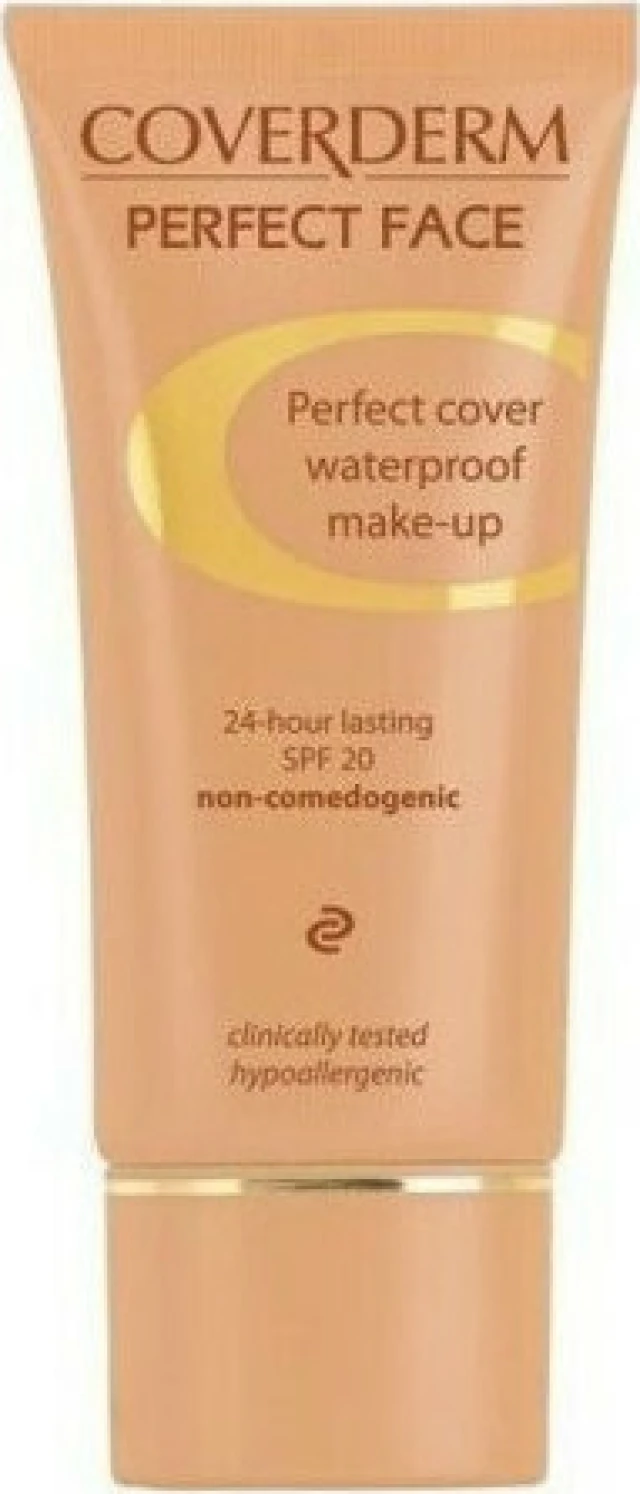 Coverderm Perfect Face Waterproof SPF20 Αδιάβροχο Make-Up Νο.09, 30ml |  Heals