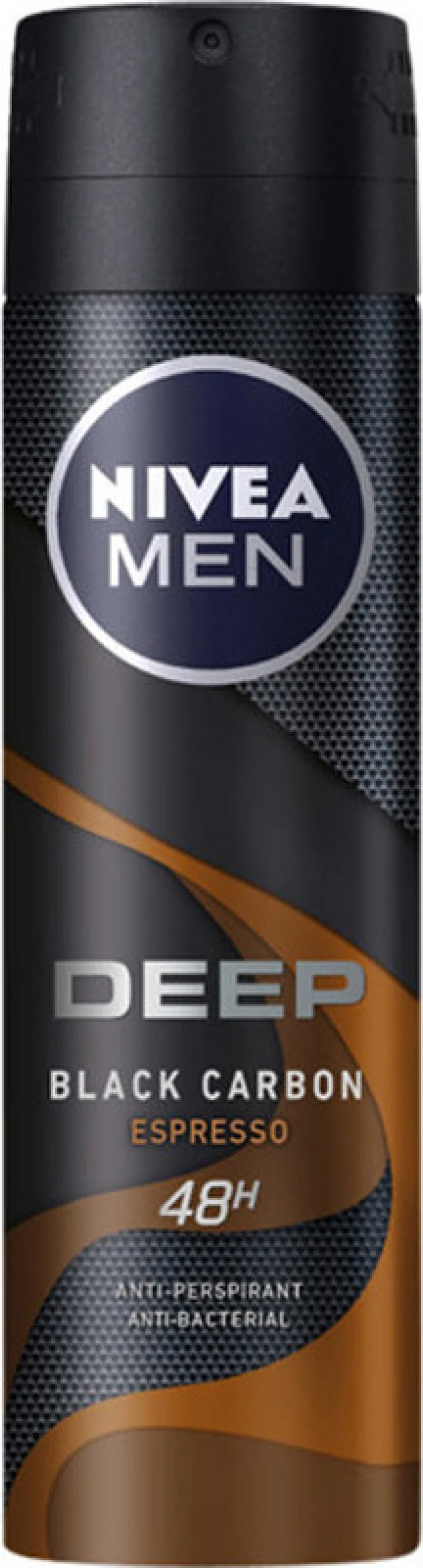 Nivea Men Deep Black Carbon Espresso Ανδρικό Αποσμητικό Spray 48ωρης  Προστασίας, 150ml | Heals