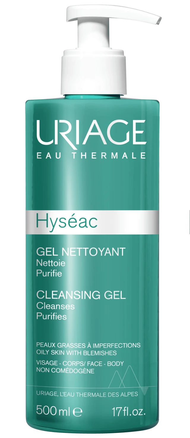 Uriage Hyseac Cleansing Gel Καθαρισμού Προσώπου Για Μικτές Επιδερμίδες  500ml | Heals
