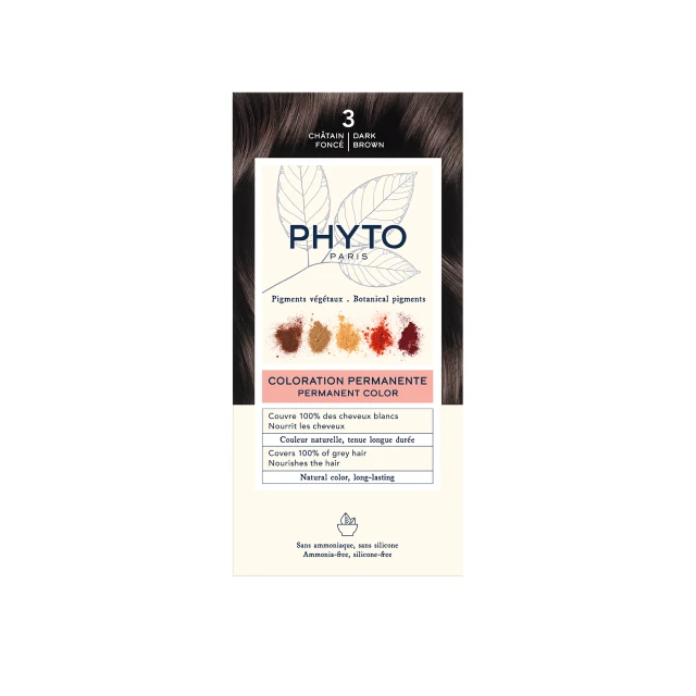 Phyto Phytocolor Μόνιμη Βαφή Μαλλιών 3 Καστανό Σκούρο | Heals